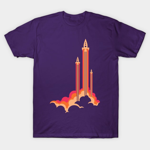 Lift-off 2 T-Shirt by Waynem